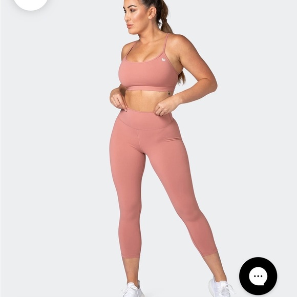 Muscle nation pink 7/8 scrunch butt high rise leggings - Picture 5 of 7